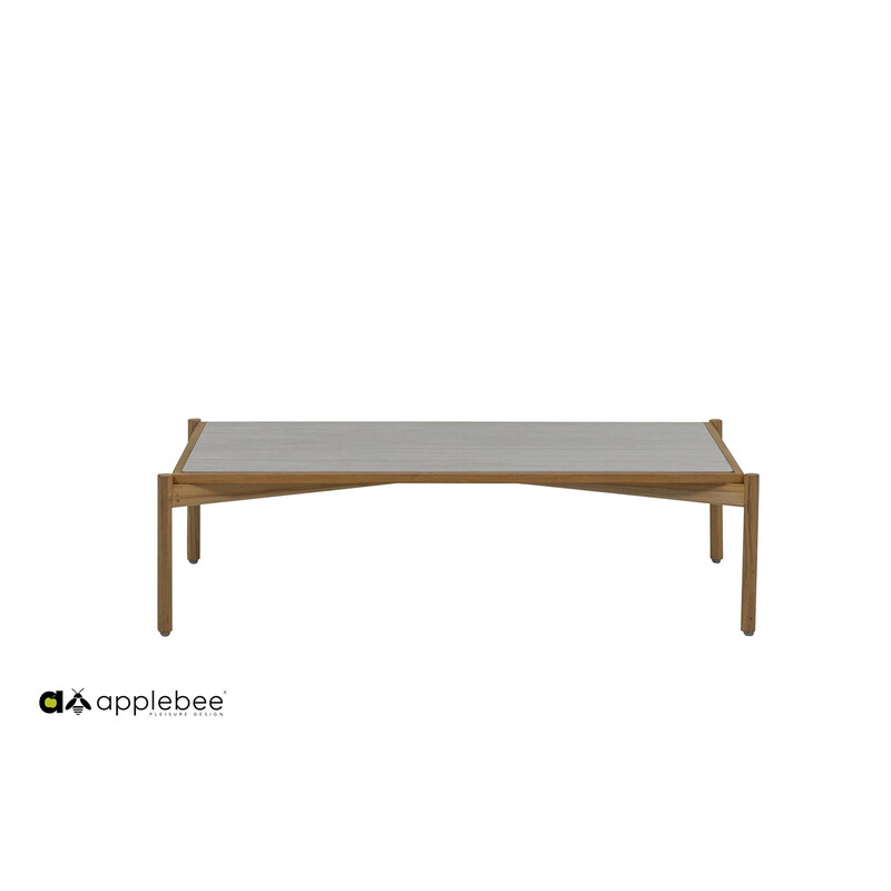 Diivanilaud Apple Bee ST.LUCIA tiik / hall, 128x70xH35 cm