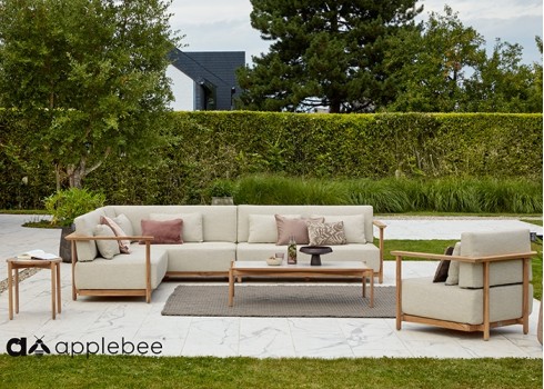 Aiamööbli komplekt Apple Bee ST.LUCIA tiik / beež