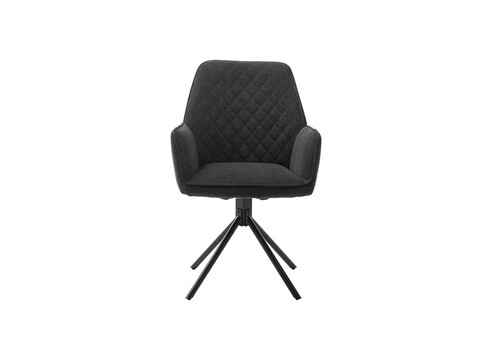 Käetugedega tool ACANDI antratsiit, 60x64xH89 cm, 2 tk