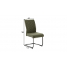 Tool ASTI oliiviroheline, 49x63xH98 cm, 2 tk