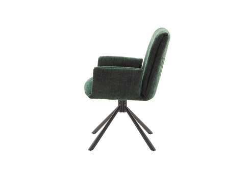 Käetugedega tool BOULDER oliiviroheline / must, 61x63xH86 cm, 2 tk