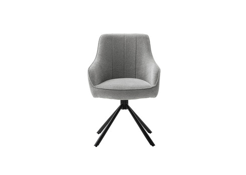 Käetugedega tool KASAMA hall, 62x62xH91 cm, 2 tk