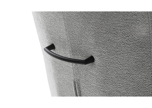 Käetugedega tool KASAMA hall, 62x62xH91 cm, 2 tk