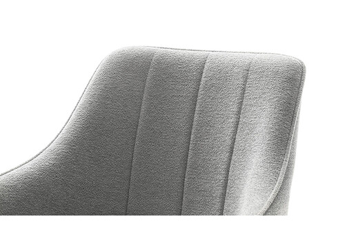 Käetugedega tool KASAMA hall, 62x62xH91 cm, 2 tk