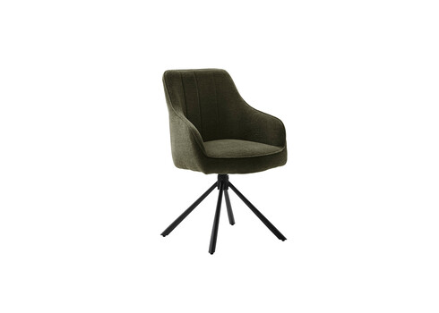 Käetugedega tool KASAMA oliiviroheline, 62x62xH91 cm, 2 tk