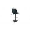 Baaritool OTTAWA sinine, 48x51xH91 cm, 2 tk