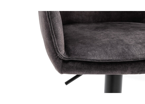 Käetugedega baaritool OTTAWA antratsiit, 52x51xH91 cm, 2 tk