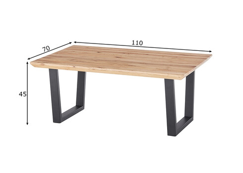 Diivanilaud ASOLA tamm, 110x70xH45 cm
