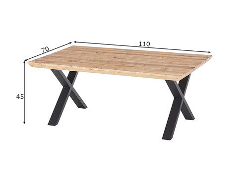 Diivanilaud ASOLA tamm, 110x70xH45 cm