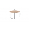 Diivanilaud ASSUAN tamm, D55xH33 cm
