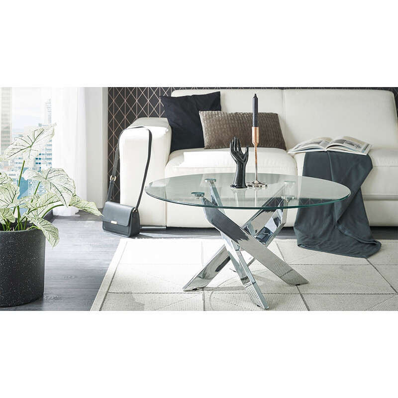 Diivanilaud KOPENHAGEN metall, 80x80xH45 cm