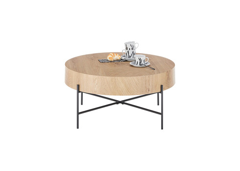 Diivanilaud MANACOR tamm, 80x80xH36 cm