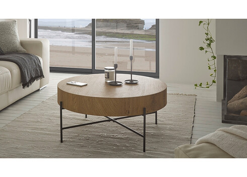 Diivanilaud MANACOR tamm, 80x80xH36 cm