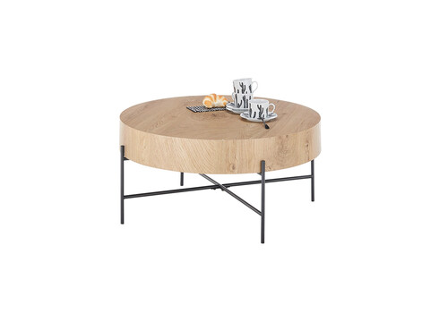 Diivanilaud MANACOR tamm, 80x80xH36 cm