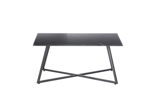 Diivanilaud MONTEVIDEO must marmor, 95x60xH44 cm