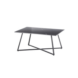 Diivanilaud MONTEVIDEO must marmor, 95x60xH44 cm