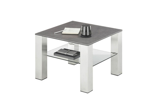 Diivanilaud PUNO hall, 60x60xH43 cm