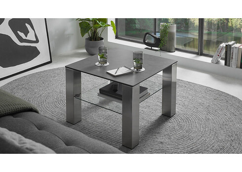 Diivanilaud PUNO hall, 60x60xH43 cm