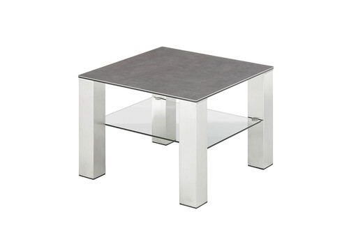 Diivanilaud PUNO hall, 60x60xH43 cm