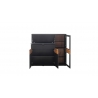 Kapp CESENA must / tamm, 135x37xH124 cm