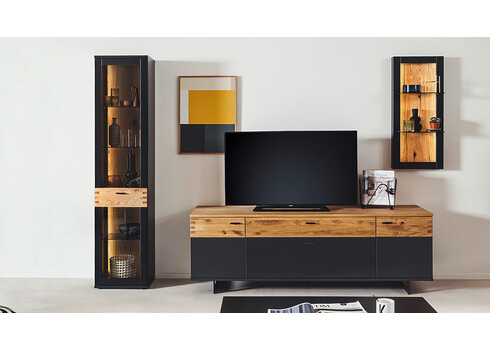 Vitriinkapp CESENA must / tamm, 45x37xH201 cm