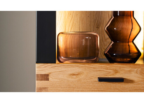 Vitriinkapp CESENA must / tamm, 45x37xH201 cm