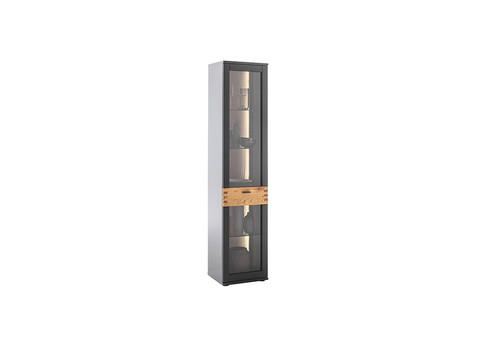 Vitriinkapp CESENA must / tamm, 45x37xH201 cm