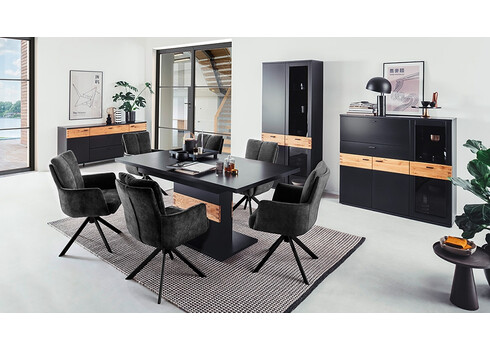 Vitriinkapp CESENA must / tamm, 90x37xH201 cm