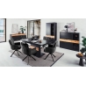 Vitriinkapp CESENA must / tamm, 90x37xH201 cm