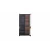 Vitriinkapp CESENA must / tamm, 90x37xH201 cm