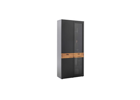 Vitriinkapp CESENA must / tamm, 90x37xH201 cm