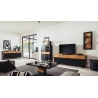 Vitriinkapp CESENA must / tamm, 90x37xH134 cm