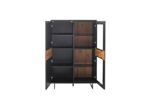 Vitriinkapp CESENA must / tamm, 90x37xH134 cm