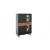 Vitriinkapp CESENA must / tamm, 90x37xH134 cm