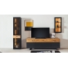 Tv-alus CESENA must / tamm, 195x50xH67 cm