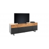 Tv-alus CESENA must / tamm, 195x50xH67 cm