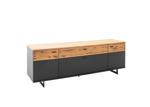 Tv-alus CESENA must / tamm, 195x50xH67 cm