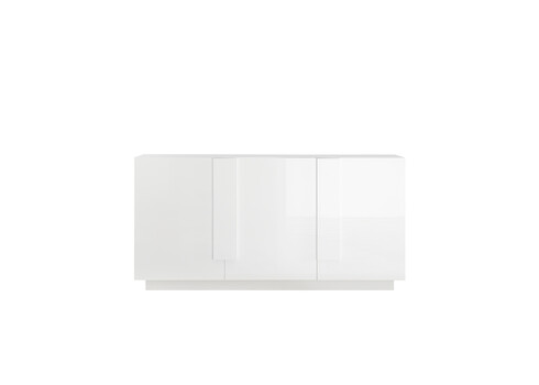 Kummut JUPITER valge kõrgläige, 181x44xH90 cm