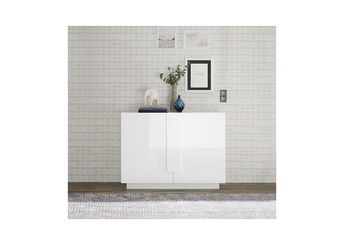 Kummut JUPITER valge kõrgläige, 121x44xH90 cm