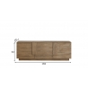 Tv-alus JUPITER tamm, 181x44xH63 cm