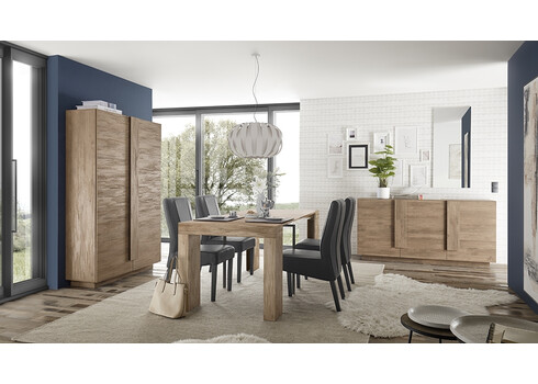 Kummut JUPITER tamm, 181x44xH90 cm