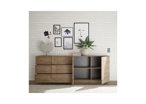 Kummut JUPITER tamm, 241x44xH90 cm