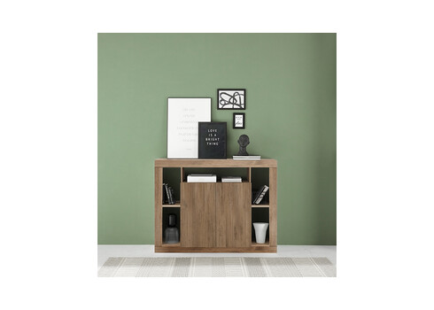 Kummut RIMINI tamm, 134x42xH102 cm