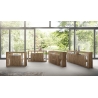 Kummut RIMINI tamm, 134x42xH102 cm