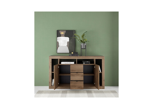 Kummut RIMINI tamm, 172x42xH102 cm