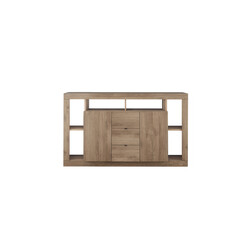 Kummut RIMINI tamm, 172x42xH102 cm