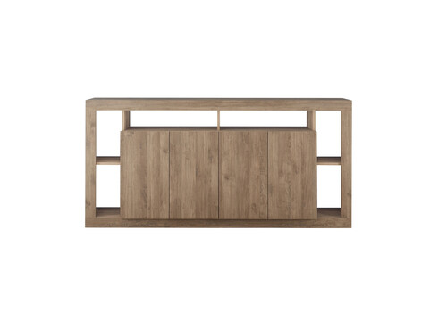 Kummut RIMINI tamm, 210x42xH102 cm