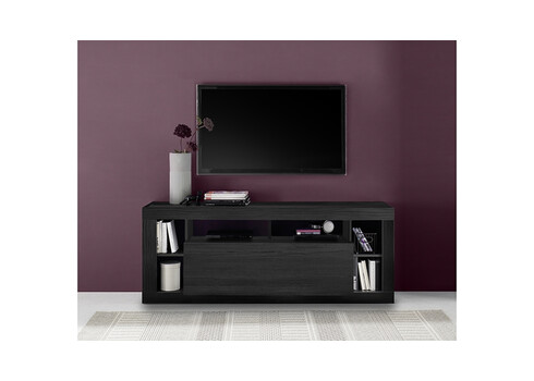 Tv-alus RIMINI must, 184x42xH66 cm