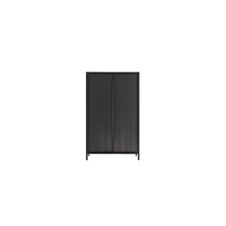 Kapp STEEL must, 106x40xH177 cm