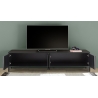 Tv-alus STEEL must, 206x51x40 cm
